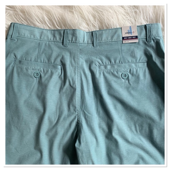 NWT Johnnie-O Wyatt Chino Golf Shorts Blue 35 - Picture 5 of 10